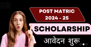 Post matric scholarship 2024-25