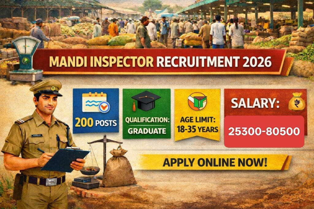 Mandi Upnirikshak Recruitment 2026
